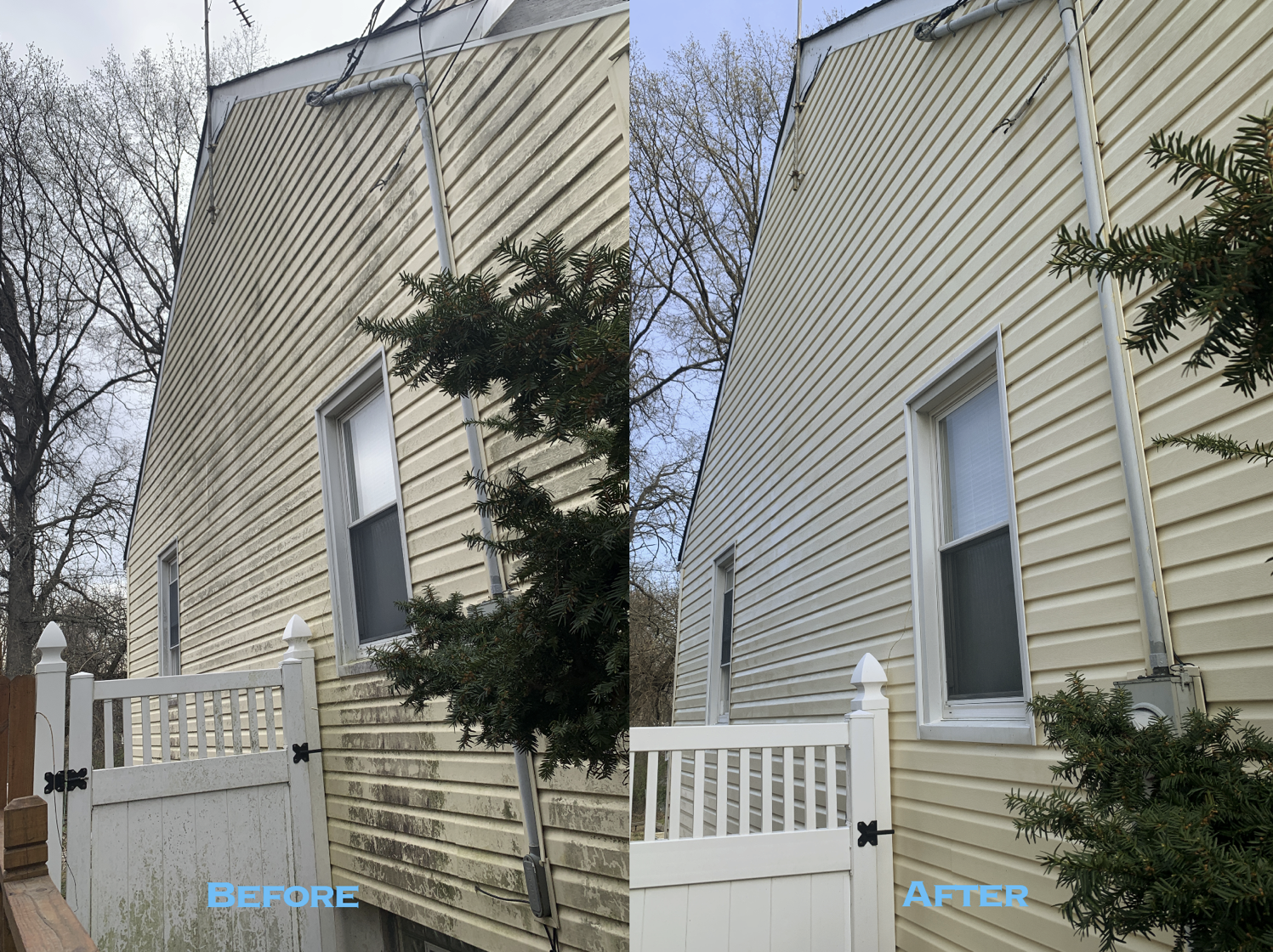 Side of house wash